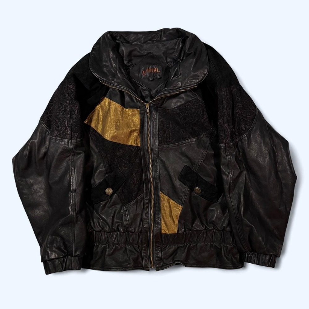 Vintage 80s 90s Black Jacket G4000